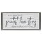 Stupell Industries Greatest Love Story Message Floating Frame, design by Susie Boyer